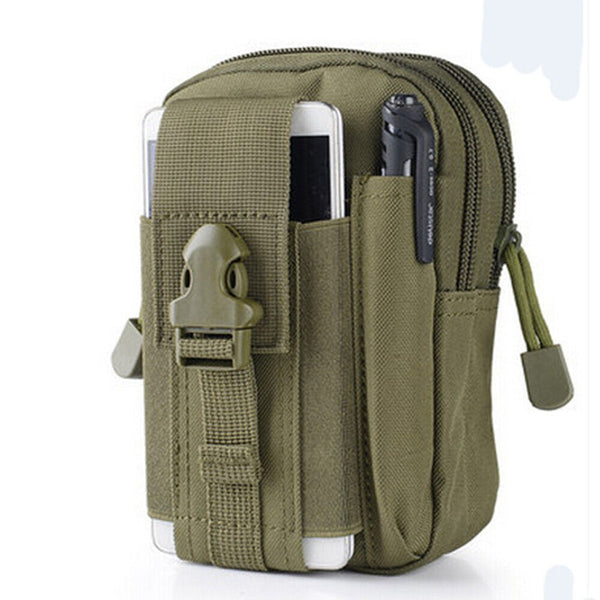 Tactical Molle Pouch Belt Waist Pack Bag Military Waist Fanny Phone Pocket Hike