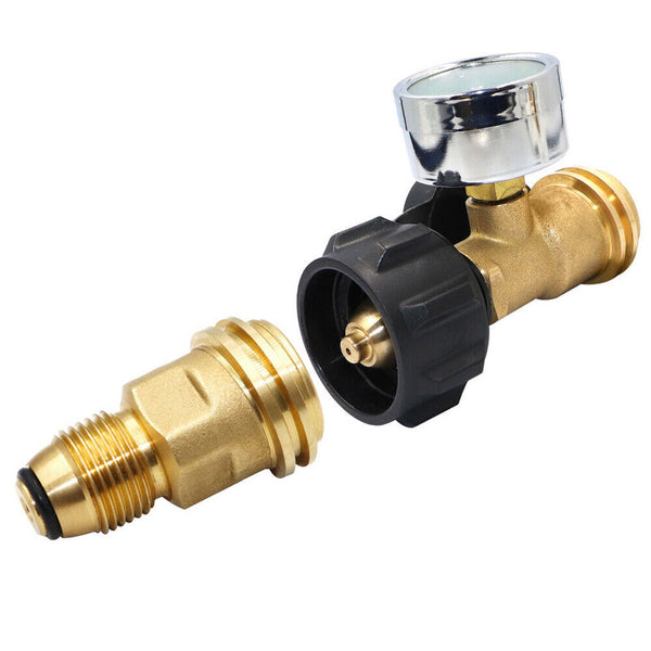 Propane Tank Converts LP Gas Bottle Adapter Valve POL To QCC1 Outlet Brass Parts