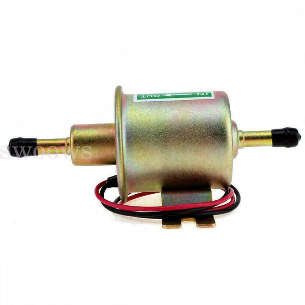 New Universal 12V Electric Fuel Pump Inline Diesel Gas Petrol Low Pressure