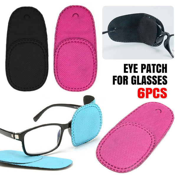 6/12PCS Amblyopia Eye Patch for Glasses Kids Strabismus Lazy Eye Patches Cover