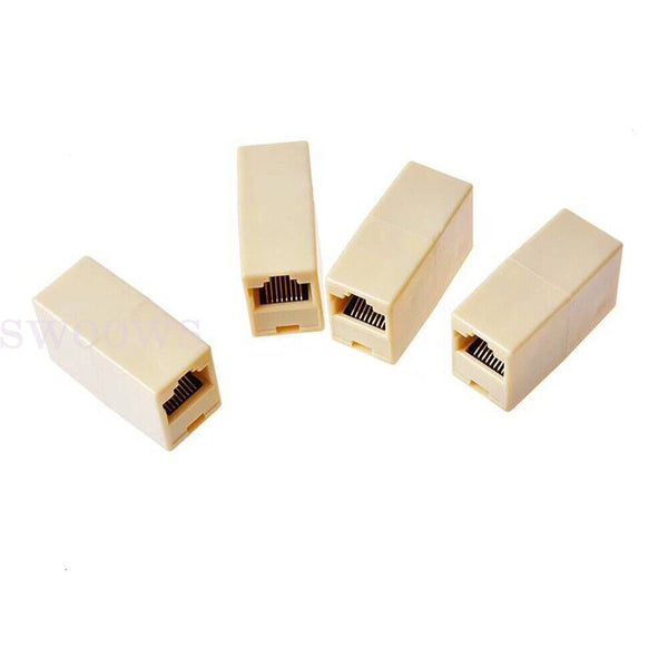 RJ45 Coupler Cat5e/6/7 Ethernet Cable Extender Joiner LAN Connector Adapter