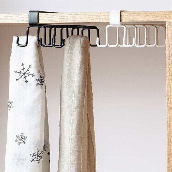 Double Hook Under Shelf Kitchen Cabinet Hanger Organiser Mug Cup Rack Holder NEW