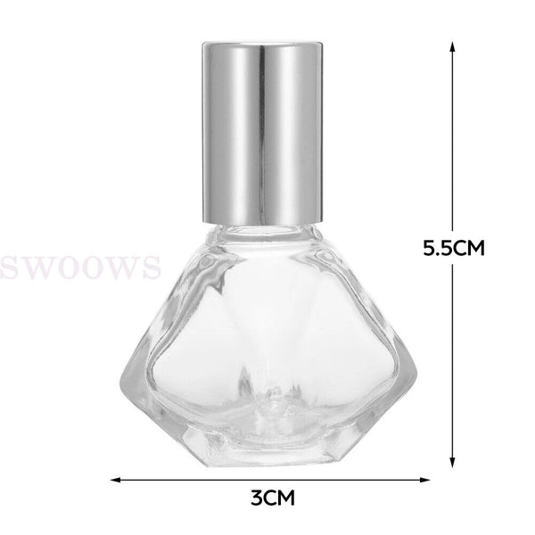 5/10X 8ML Perfume Container Glass Essential Oil Roller Bottle Mini Aromatherapy