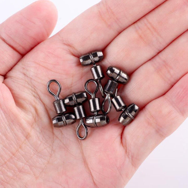 UP50x 3 Way Method Feeder Swivel Black 3 Way Swivel Ring Fishing Accessories