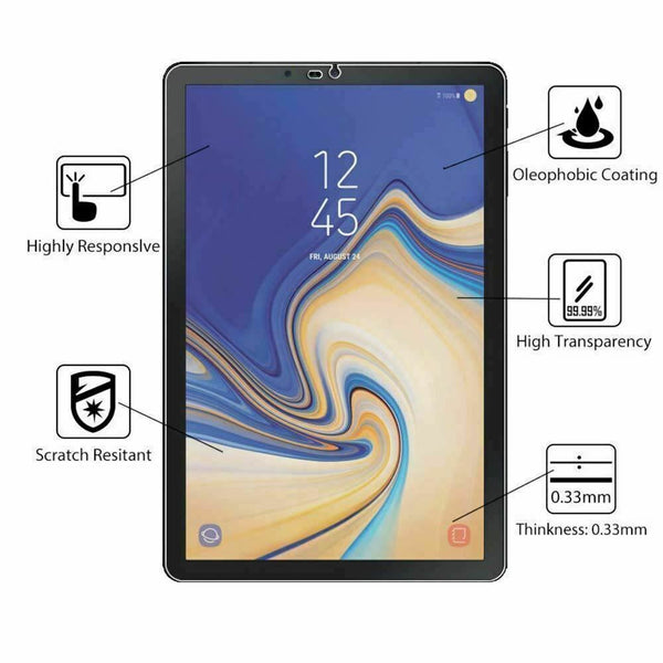 Tempered Glass For Samsung Galaxy Tab A10.5" 9.7"10.1" S2 S4 9H Screen Protector