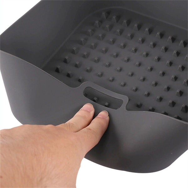 Square Air Fryer Mat Silicone Pot Baking Tray Liner Reusable Oven Accessories AU