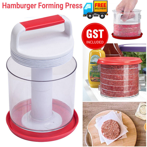 Forming Press Hamburger Patty BBQ ABS Mold Market Burger Meat Grill Automatic