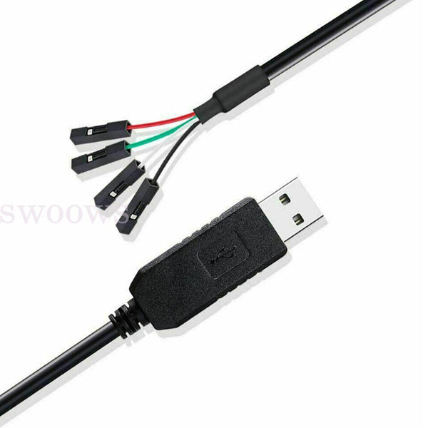 USB to TTL Serial 3.3V 4-pin Wire Cable PL2303 USB Module USB Cable 70cm