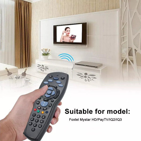 PayTV Remote Control Compatible with Foxtel Standard IQ IQ2 IQ3 IQ4 HD - Black