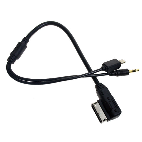 AMI MMI 3.5mm AUX Jack Cable For iPhone iPod Audi A3 A4 A5 A6 A8 Q5 Q7