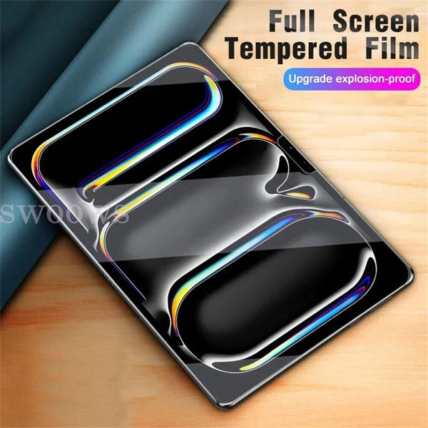 Tempered Glass Screen Protector For 2024 New iPad Air 13" iPad Pro 13"