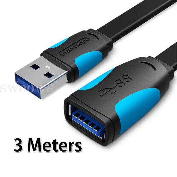 USB Extension Data Cable USB 3.0 Male to Female Adpter Cord For PC Laptop Camera