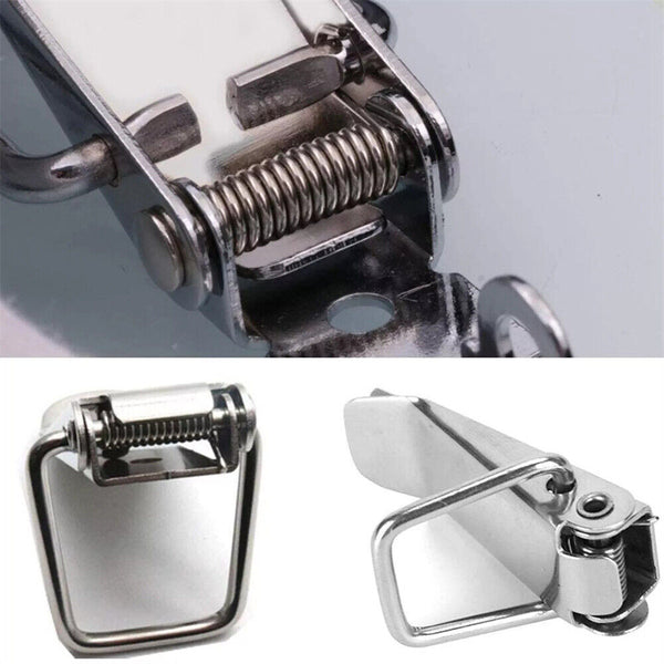 Stainless Steel ToggleClasp Case Clip SuitcaseTool Box Chest Trunk Latch Lock A+