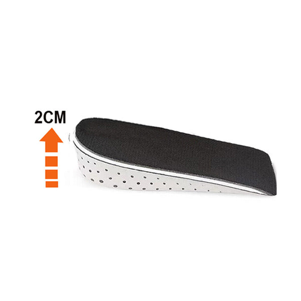 Unisex Insole Heel Lift Insert Shoe Pad Height Increase Cushion Taller Foot Pad