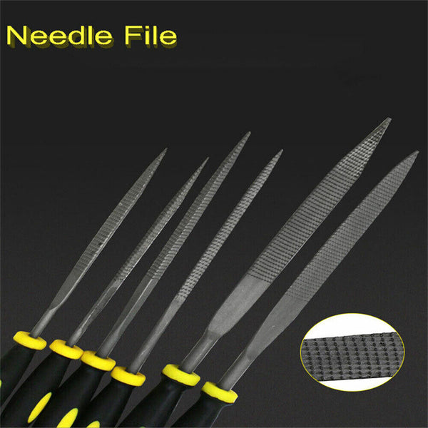 6PC Needle File Set Files For Metal Glass Stone Jewelry Wood Carving Craft Lot