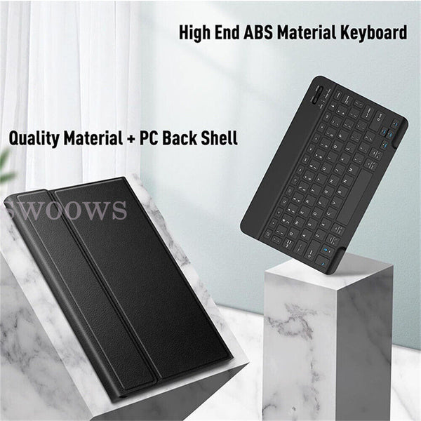 With Keyboard Bluetooth Case Cover For Samsung Galaxy Tab A9 Plus + Film