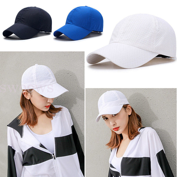 Unisex Hat Plain Curved Sun Visor Hat Outdoor Dustproof Baseball Cap Solid Co