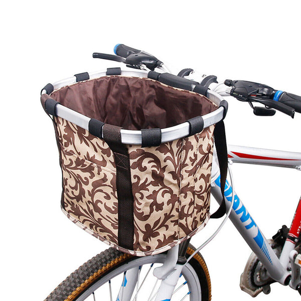 Pet Bicycle Bike Bag Front Dog Cat Travel Carrier Frame Basket Bike Seat Riding