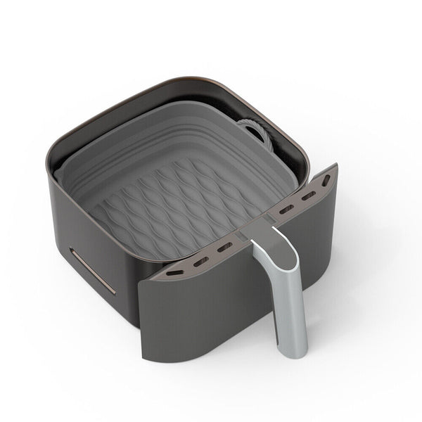 1/2X Reusable Air Fryer Basket Liner Air Fryer Silicone Pot Non-Stick BakingTray