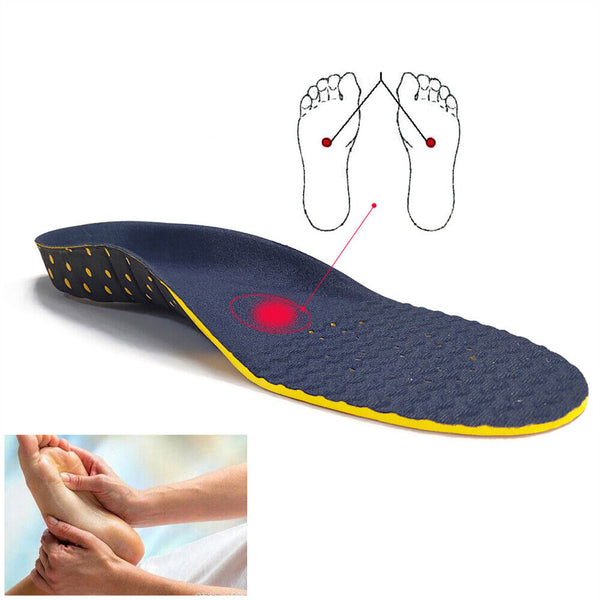 Orthotic Insoles Shoes Arch Support Pain Relief Orthopedic Inner Sole Men Women