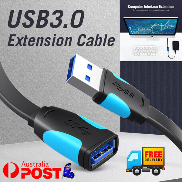 USB Extension Data Cable USB 3.0 Male to Female Adpter Cord For PC Laptop Camera