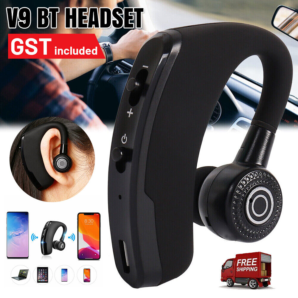 Wireless Bluetooth Earpiece Earphone In-Ear Single Earphones Handsfree Headset