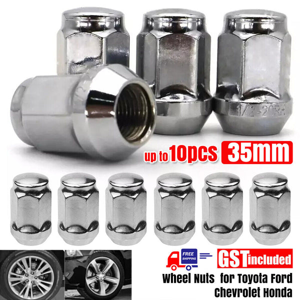 Up 20x 1/2" Chrome Wheel Nuts 35mm for Ford Falcon FG BF BA AU EL EF EA EB XC