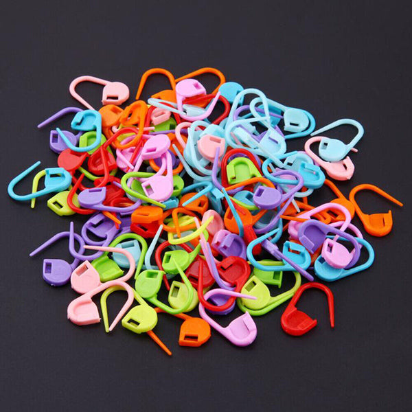 300/600PCS Knitting Accessories Weave Crochet Locking Stitch Markers Tool