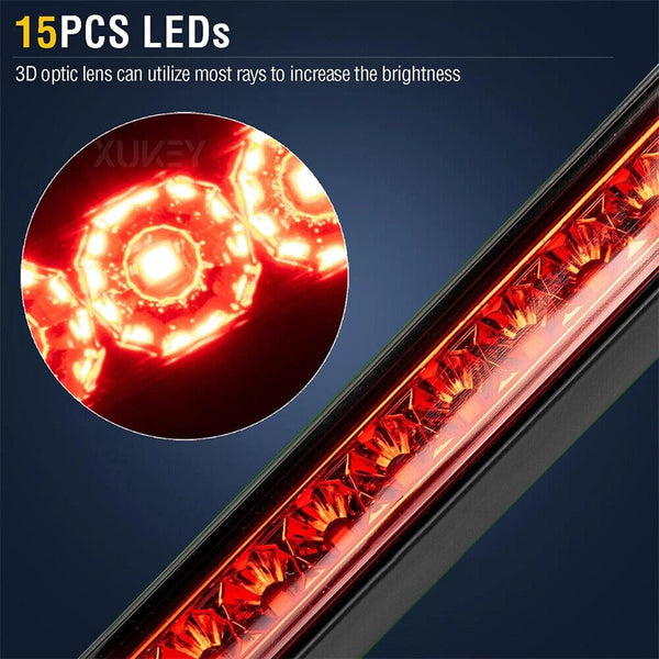 6x15LED Tail Lights Brake Indicator Reverse Slim Strip RV Trailer Light UTE STOP