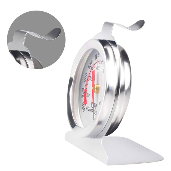 Stainless Steel Oven Thermometer Large Dial Kitchen Food Temperature AU