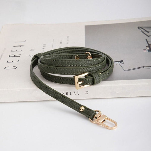 Replacement Hang Buckle & Adjustable Leather Strap Belt For Crossbody Bag AU