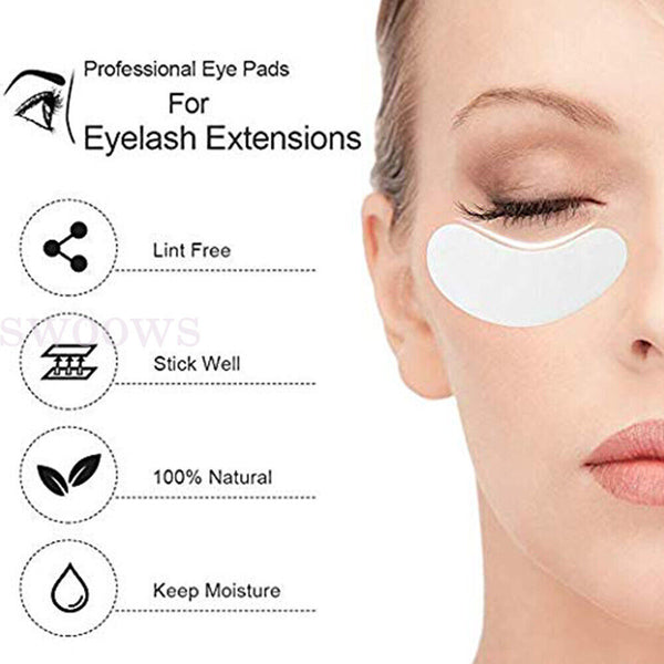 Under Eye Curve Eyelash Pads Gel Patch Lint Free Lash Extension Eye Lash Pad