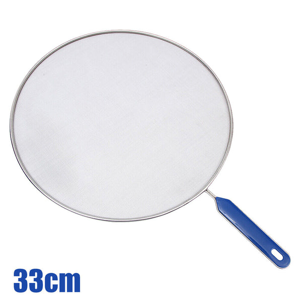 4 Sizes Anti Splatter Guard Oil Net Splash Cover Pan Kitchen Screen Cooking