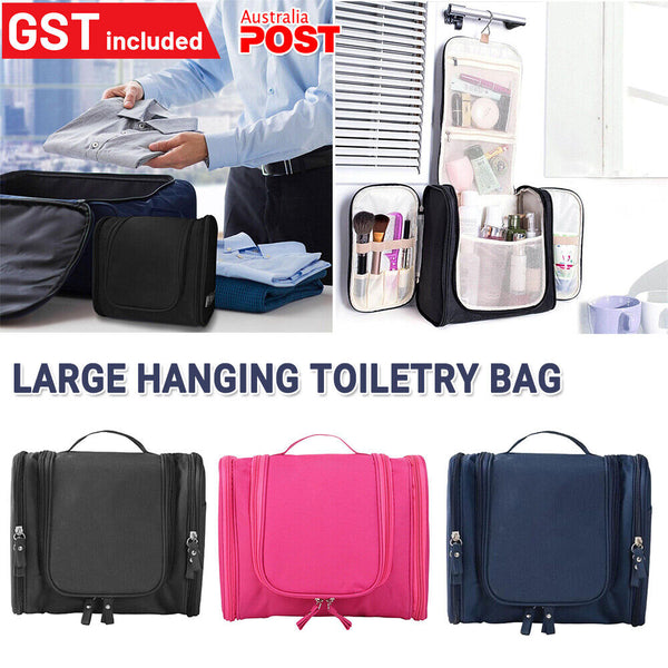 Large Hanging Toiletry Bag Cosmetic Makeup Wash Storage Travel Organizer Pouch