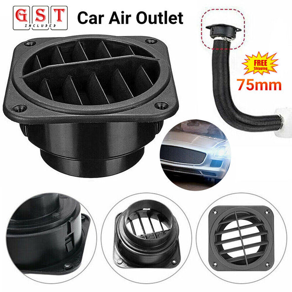 75mm Car Air Outlet Vent Diesel Heater Duct Ducting Pipe For Eberspacher Propex