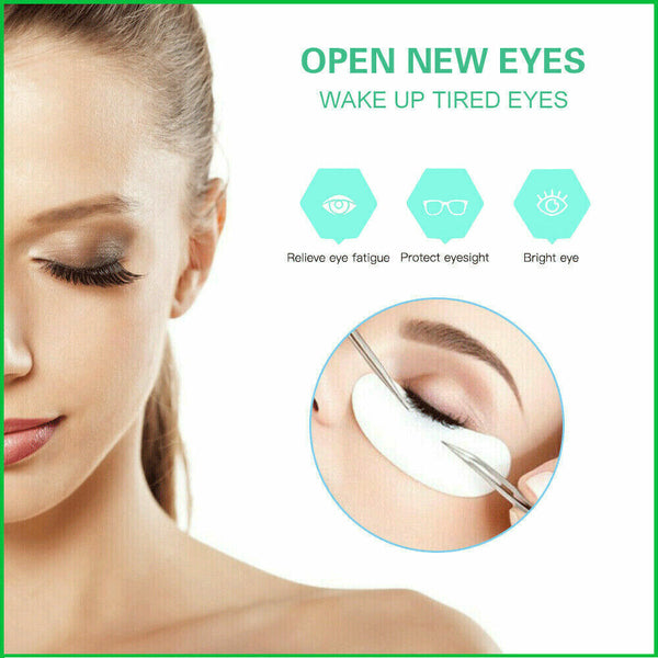 UP 2000 x Under Eye Curve Eyelash Pads Gel Patch Lint Free Lash Extension Beauty