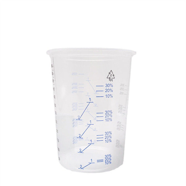 Disposable Graduated Paint Measuring Cups Resin Epoxy Ratios Mixing Cup Kits