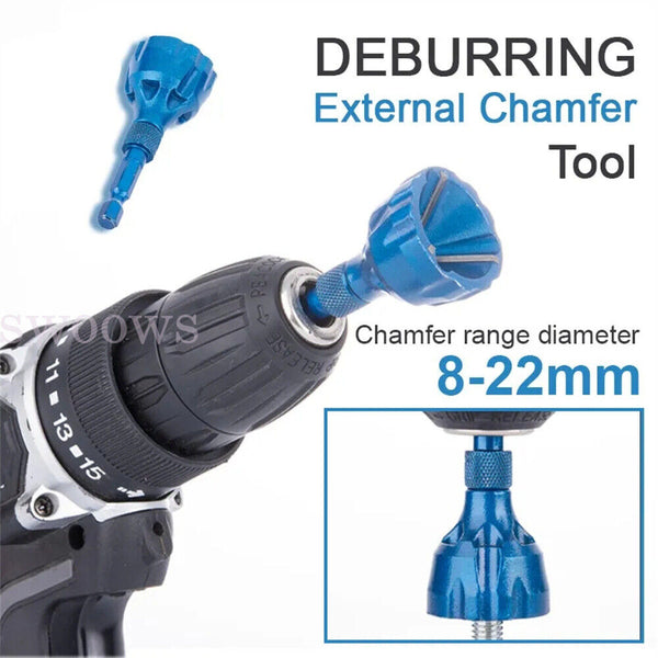 Deburring External Chamfer Tool Tungsten Steel Hex Shank Remove Burr Tool Drill