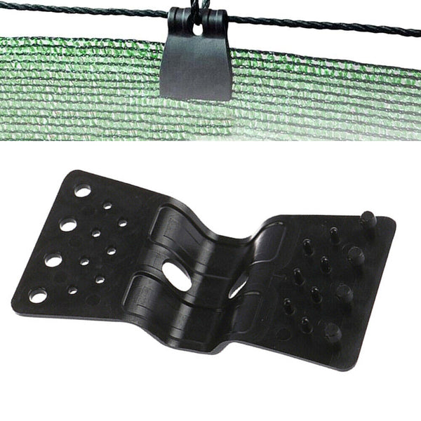 UV Fabric Clips Fasten Hang Expand Shade Cloth Shade Net Clips Black Up to 30x