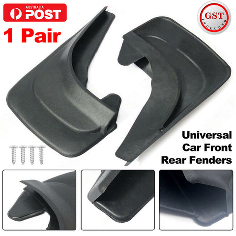 Universal Soft Plastic Car Front Rear Fender Mud Flap Mudflaps Splash Guard Pair