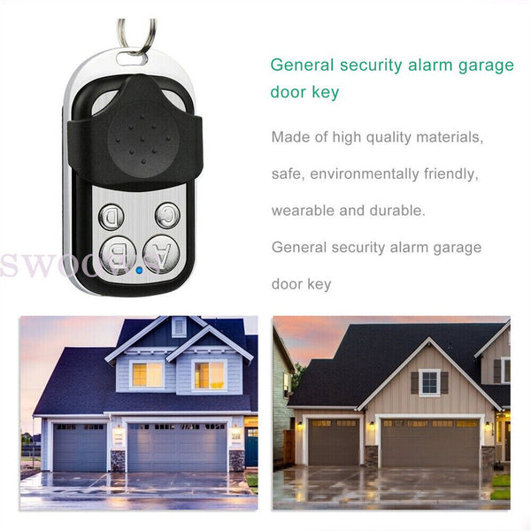 1/6 Universal Replacement Garage Door Car Gate Cloning Remote Control Key Fob433