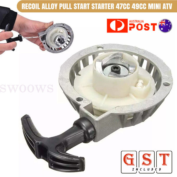 Recoil Alloy Pull Start Starter 47cc 49cc Mini ATV QUAD Bike Dirt Pocket Scooter