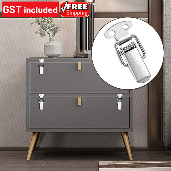 Stainless Steel Toggle Clasp Case Clip Suitcase Tool Box Chest Trunk Latch Lock