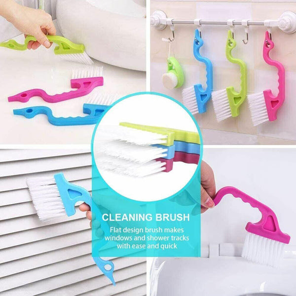 Crevice Groove Cleaning Brush Trench Window Door Cleaning Gap Dust Cleaner Slide