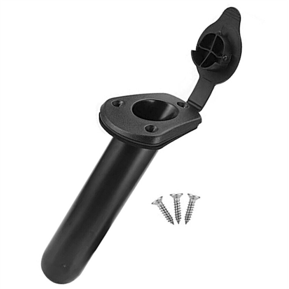 1/2X With Cap Cover Fishing Boat Rod Holder for Kayak Pole Bracket Flush Mount