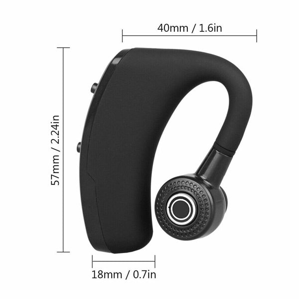 Wireless Bluetooth Earpiece Earphone In-Ear Single Earphones Handsfree Headset