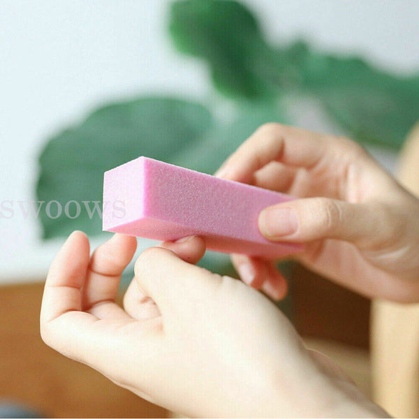 10/20 Buffer Block Buffing Sanding Sponge Nails File Grinding Nail Art Tips Tool