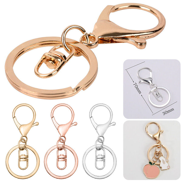 UP50 Swivel Keyring Lobster Clasps Keychain Key Ring Clasp Lanyard Trigger Clips