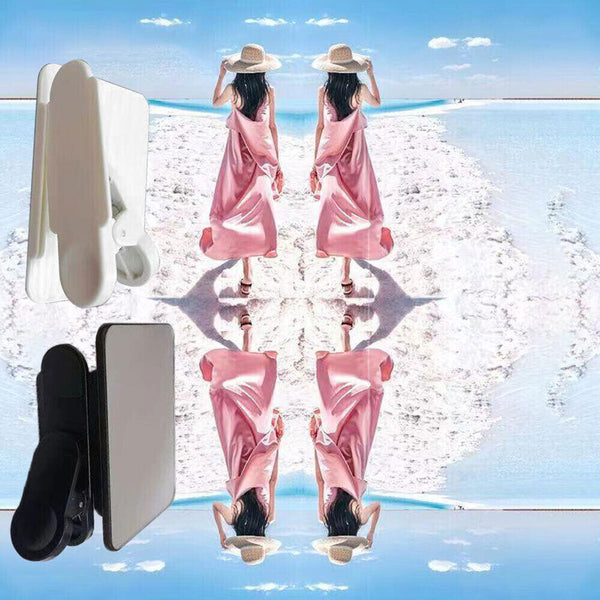 Smartphone Camera Mirror Reflection Clip Kit Selfie Sky Set for Phone Shooting