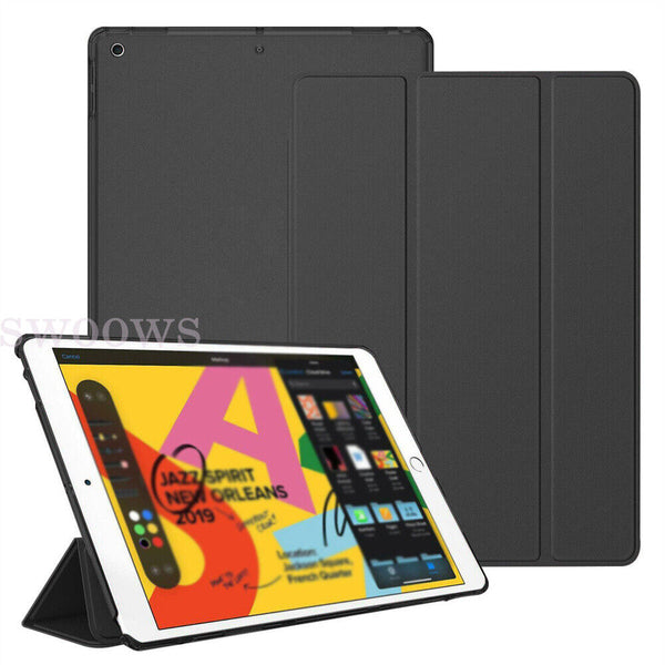 Leather Stand Smart Slim Flip Case Cover For Apple iPad 9th 8th 7th Generation